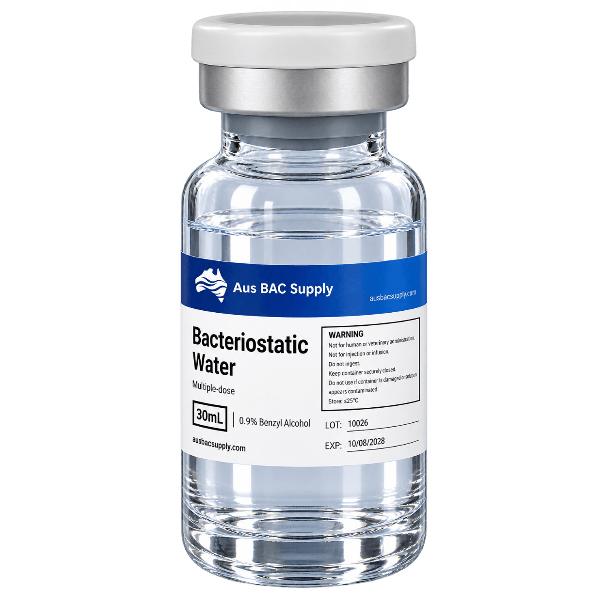 Aus BAC Supply Bacteriostatic Water