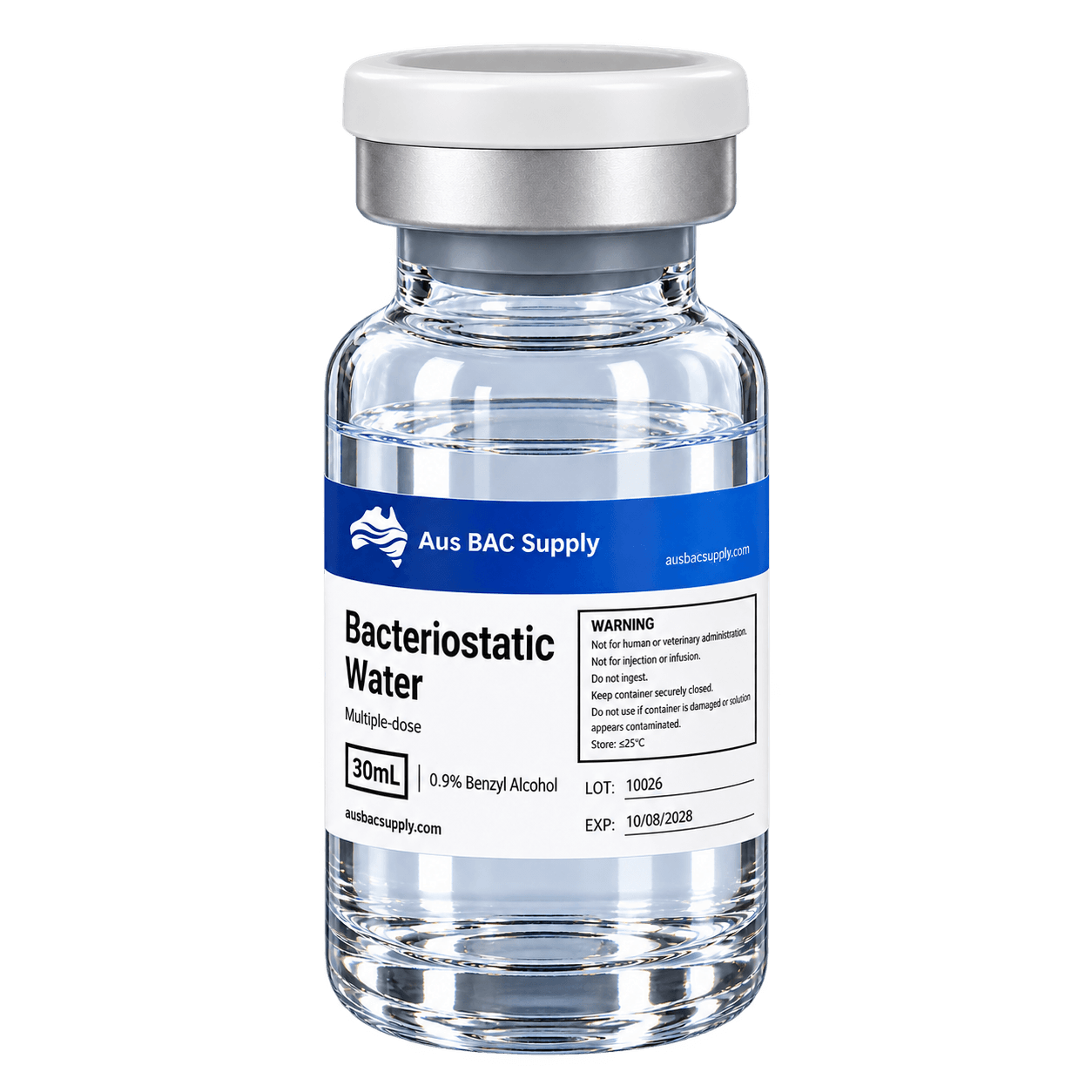 Aus BAC Supply Bacteriostatic Water