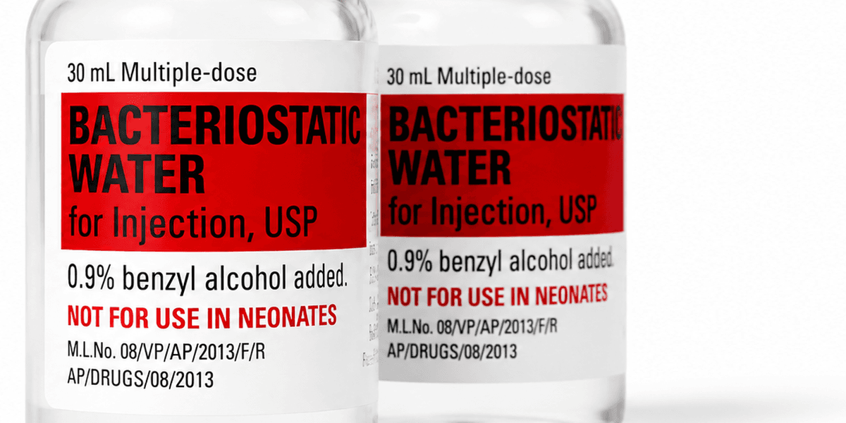 2 × 30 mL Bacteriostatic Water for Injection USP
