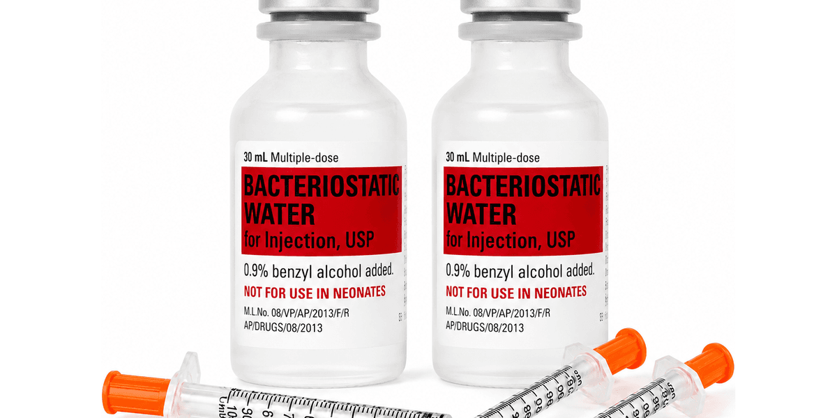 Bacteriostatic Water + Syringes — 2-Item Bundle